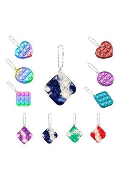 HALAMODO Push Pop Bubble Silicon Sensory Fidget Toy Easy To Carry Durable And Sturdy 4.8x4.33x1.54inch