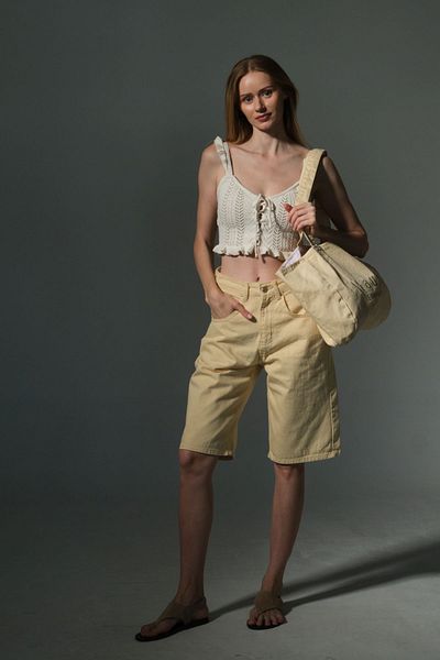 Maule Loose-fitting Comfortable Jean Jeans Loose Women's Knee-high Shorts @Taranto