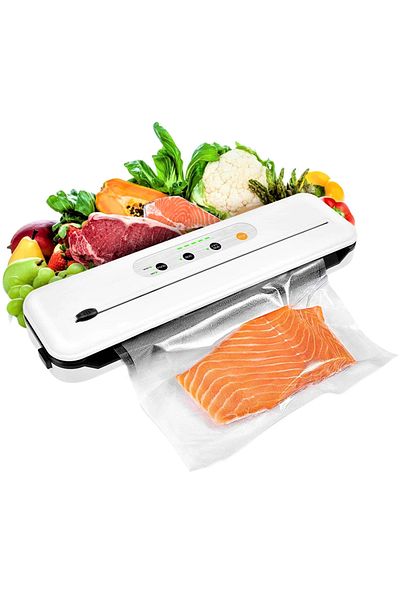 Sofia Concept Electric vacuum sealer, 110 W, Vac & Seal, Wet and dry use, 10 bags included