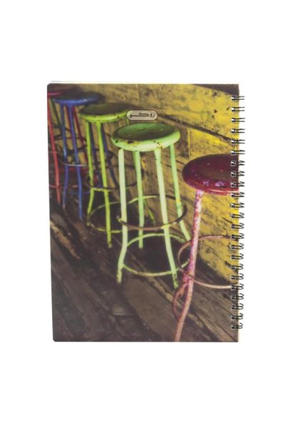 Generic ROCO 120-Page A5 Smooth Texture Arabic Spiral Notebook Assorted Color RQ-11232