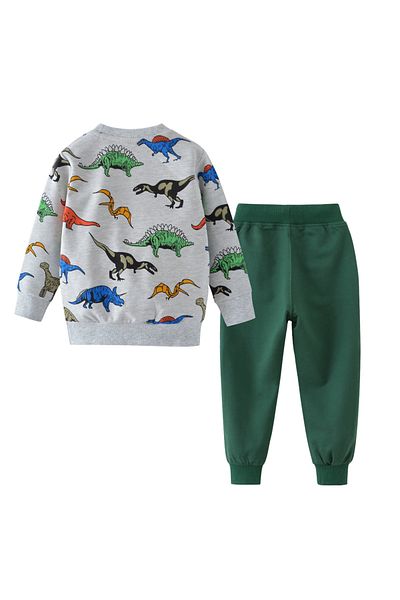 Kidohug 2-piece cotton suit, Long sleeve blouse and pants set