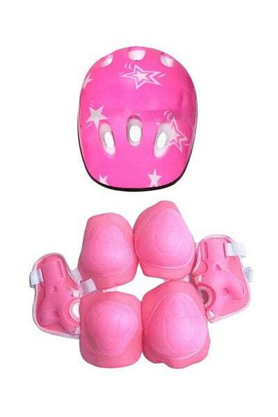 HALAMODO 7 Pieces Kids Protective Gear Set Scooter Skate Roller Cycling Knee And Elbow Pads