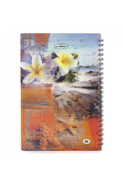 Generic ROCO 120-Page A5 Smooth Texture Arabic Spiral Notebook Assorted Color RQ-11232