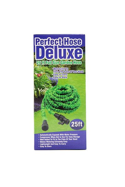 Generic erorex Compact and Lightweight Deluxe Garden Hose Green and Black 25ft GA-PB473