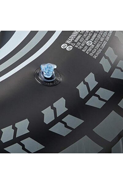 Generic INTEX Giant Tire Inflatable Tube Black and White 36inch