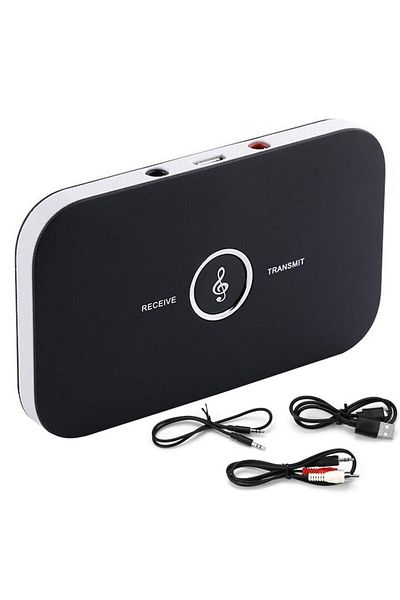 OEM Bluetooth 5.0 Transmitter and Receiver, A2DP wireless, Aux 3.5 mm, TV/Home Stereo/Smartphone, Black