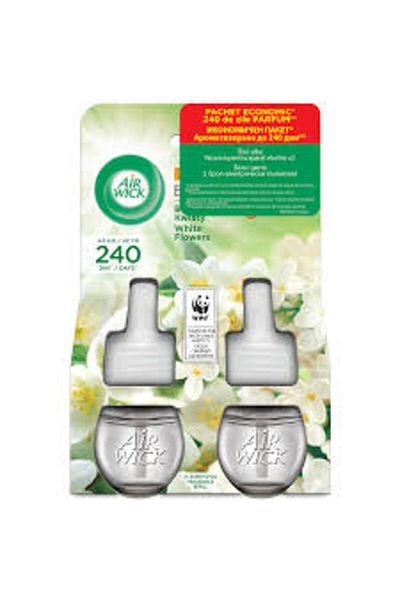 Air Wick Air Wick White Flowers Electric Air Freshener Refills, 2x19 ml