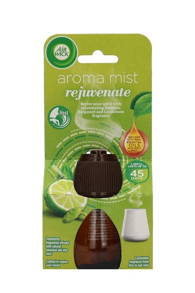 Air Wick Air Wick Aroma Mist Essential Oil Diffuser Refill, Rejuvenate, 20 ml