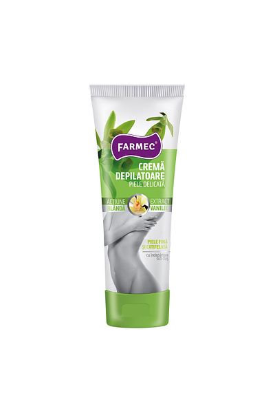 Farmec Farmec hair removal cream, for sensitive skin, Vanilla, 150 ml