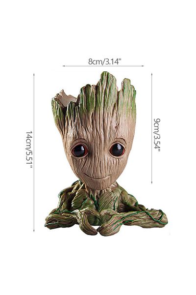 Miniso 02 Modern Vases For Flowers Pot Groot Garden Pots Planters Anime Figurines Home Decoration Accessori