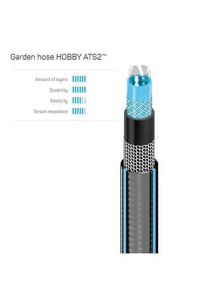 Cellfast Garden Hose, Anti-Kind, 6 Layers, 3/4", 25 M,