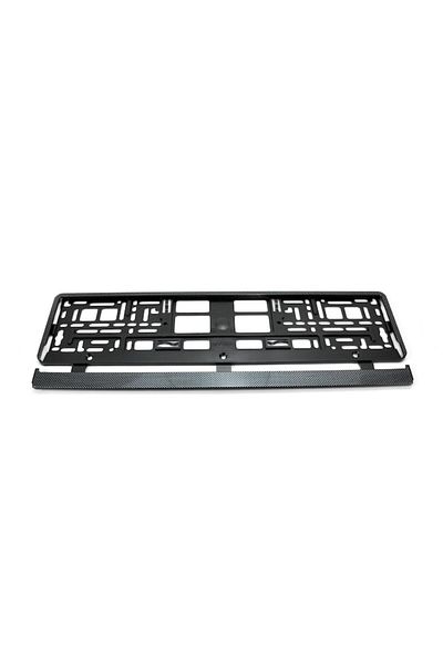 motor starter License Plate Holder Carbon Finish