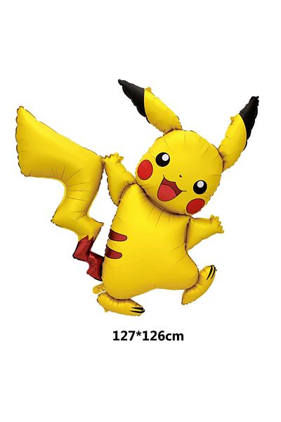 Miniso Other 1pcs 1set Cartoon Pokemon Large Pikachu Theme Foil Balloons Set Kids Birthday Baby Shower Part