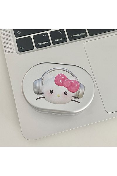 SANRIO 3 Sanrio Hello Kitty Contact Lenses Box Portable Travel KT Cat Doll Eye Lenses Compact Storage Cont.