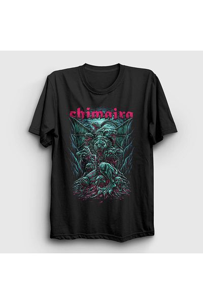 Presmono Unisex Μαύρο Μπλουζάκι Chimaria Kingdom 549250tt