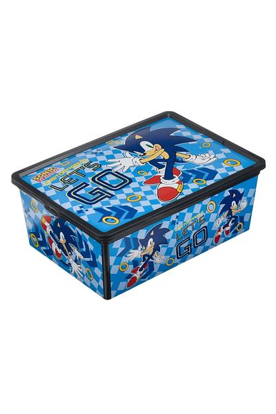 OEM Toy Box with Lid Sonic 37x26x14cm - 10L
