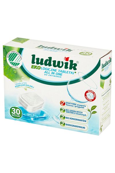 LUDWİK Detergent pentru masina de spalat vase, Ludwik, 30 de bucati, 540 g