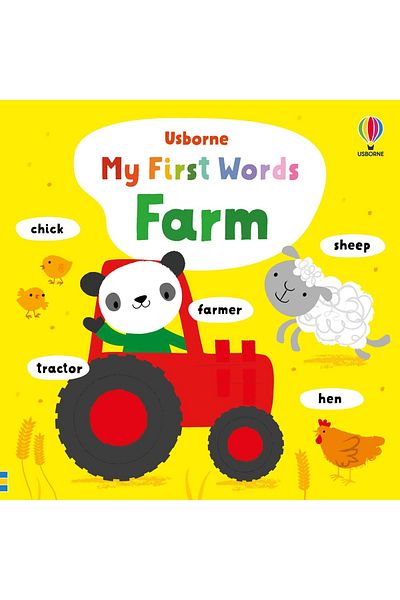 Usborne Children's book - My First Word Book Farm