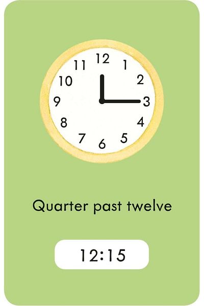 Usborne Children's Book - Farmyard Tales Telling the Time Flashcards