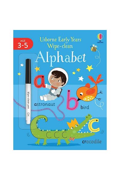 Usborne Write and Erase - The Alphabet - Early Years Wipe-Clean Alphabet