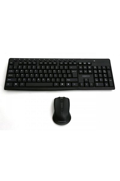 Omega Set tastatura si mouse, OMEGA OKM071B M-MEDIA, W-LESS 2,4 GHz, negru
