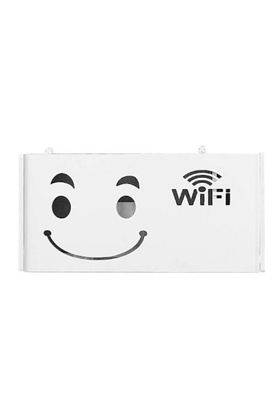 SUPER TRENDS SUPER TRENDS® Wireless Router Support Shelf, For Masking Wires and WiFi Equipment, Premium Material