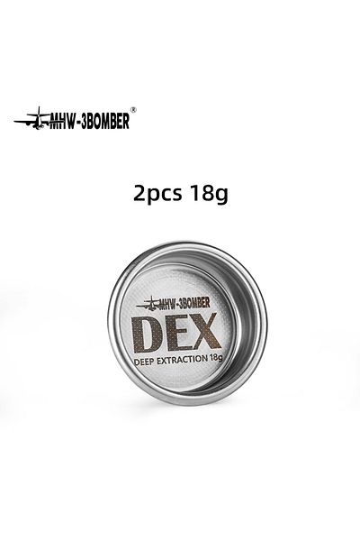 Choice7 2pcs 18g Basket 58.5mm Espresso Filter Baskets 15-20g Coffee Basket with Puck Screen Fit 58mm Espres