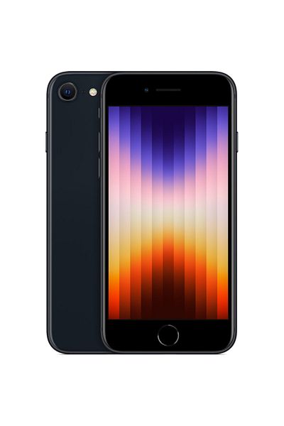 Apple Telefon mobil Apple iPhone SE (2022), 64GB, 4GB RAM, 5G, Midnight