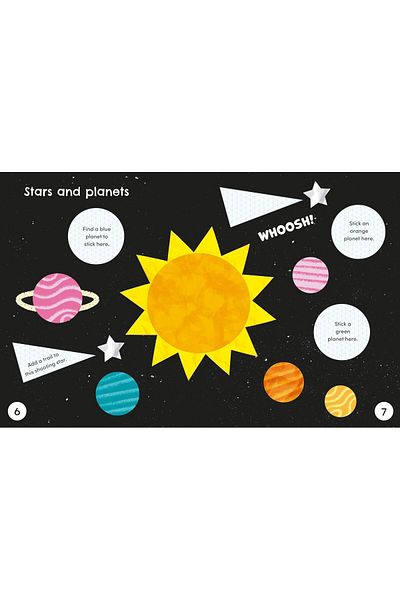 Usborne Cut and Stick Space