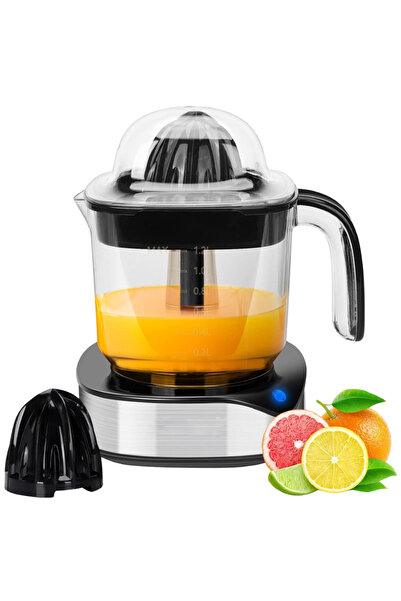 Sofia Concept Storcator de Citrice Juicy, 40 W, 1200ml, Pornire/Oprire Automata, Bidirectional, Black/Silver