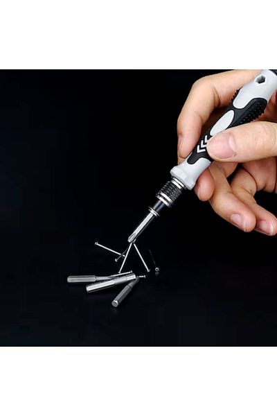 Salestore Precision screwdriver set 115 pcs, for electronics, fine mechanics, Cr-V steel, case 16x9x5.5cm