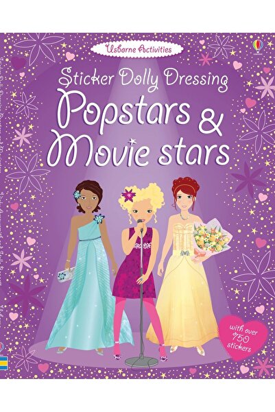 Usborne Carte pentru copii - Sticker Dolly Dressing: Vedete pop și vedete de ...