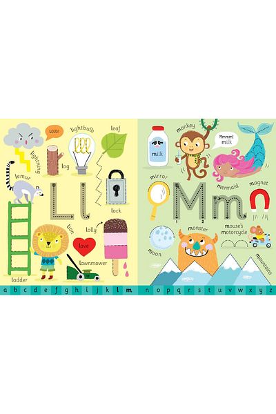 Usborne Write and Erase - The Alphabet - Early Years Wipe-Clean Alphabet
