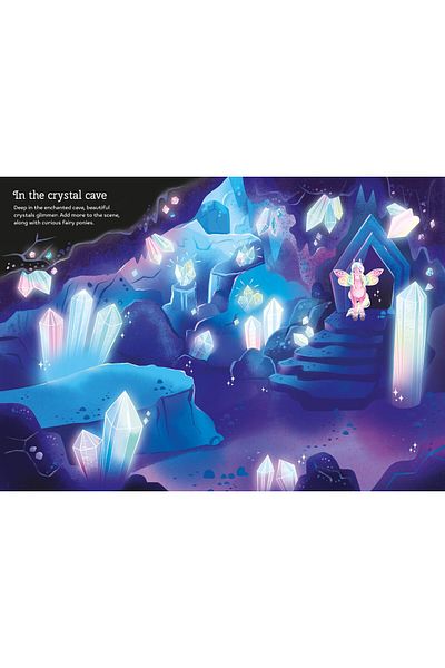 Usborne Glitter Fairy Sticker Notebook