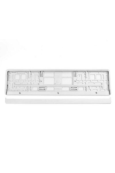 motor starter Plastic License Plate Holder, Premium Quality, White Color