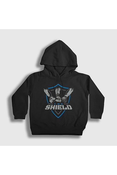Presmono Унисекс детски черен суитшърт с качулка The Shield Wwe Wrestling 551792tt