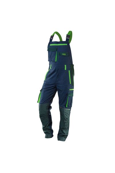 NEO Work Trousers With Bib, Overalls, Premium Model, Size Xxl/56,