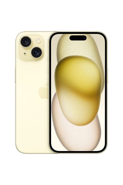 Apple Telefon mobil Apple iPhone 15, 128GB, 6GB RAM, 5G, Yellow