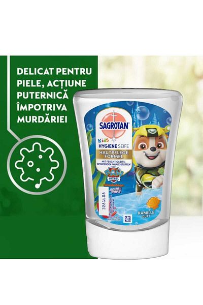 Dettol Refill Sagrotan Kids No Touch antibacterial liquid soap with Chamomile for the automatic dispenser