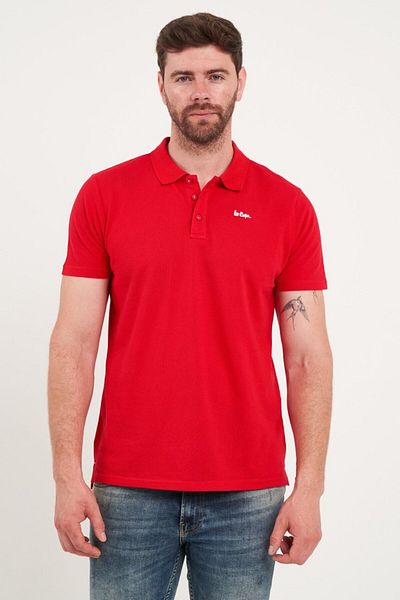 Lee Cooper Men's solid color polo shirt