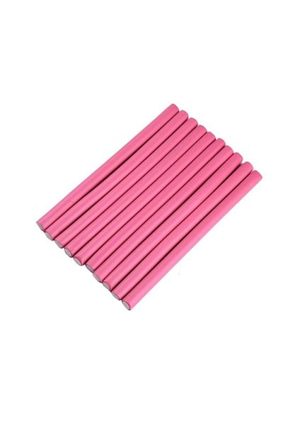 Urban Trends Set of 10 Flexible Curlers for Dry-Wet Hair, No. 2, pink, URBAN TRENDS