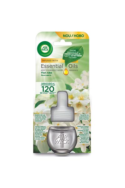 Air Wick Air Wick electric air freshener refill, White Flowers, 19 ml