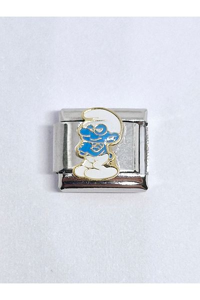 RoseCo00 Steel Italian Charm Bracelet Charm
