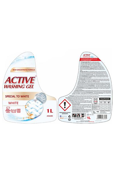 Active Active liquid detergent for white laundry, 1 liter, 20 washes