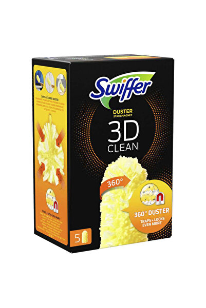 Swiffer Swiffer 3D Clean 360° Duster Dusting Pads, 5 pcs