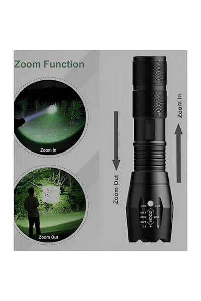 ABYZ Mini LED flashlight 5 adjustment modes waterproof