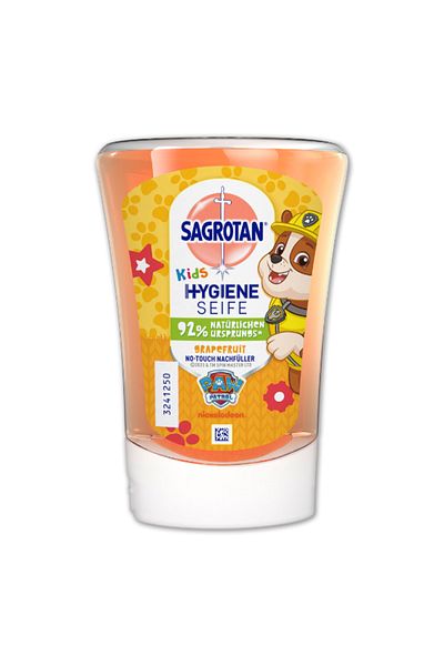 Sagrotan Sagrotan Kids No Touch Grapefruit liquid soap refill, 250ml, Paw Patrol, compatible with Dettol