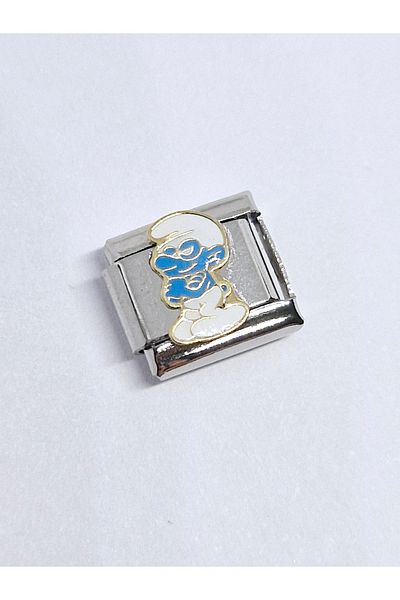 RoseCo00 Steel Italian Charm Bracelet Charm