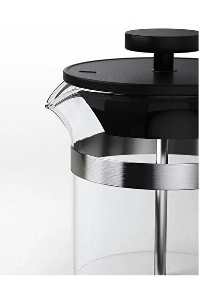 IKEA Quality Glass French Press Volume 400 ml Ikea Herbal Tea Coffee Pot Transparent Height 17 cm