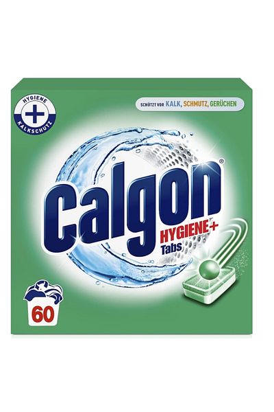 Calgon Calgon washing machine descaling tablets, Hygiene +, 60 pcs